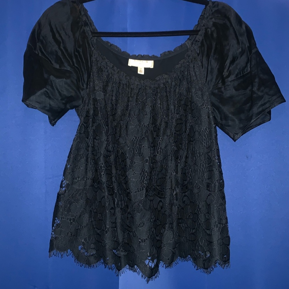 Anthropologie Moulinette Soeurs, Color Black, Size Small, Blouse